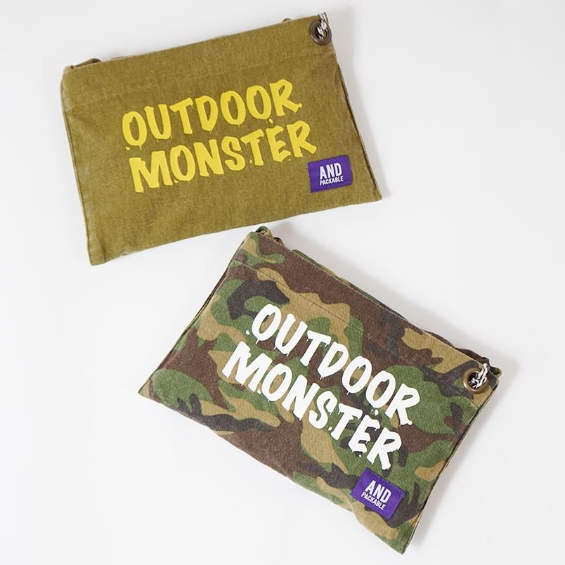 再入荷】OUTDOOR MONSTER アウトドアモンスター AND PACkABLE 再入荷】OUTDOOR MONSTER アウトドアモンスター AND PACkABLE