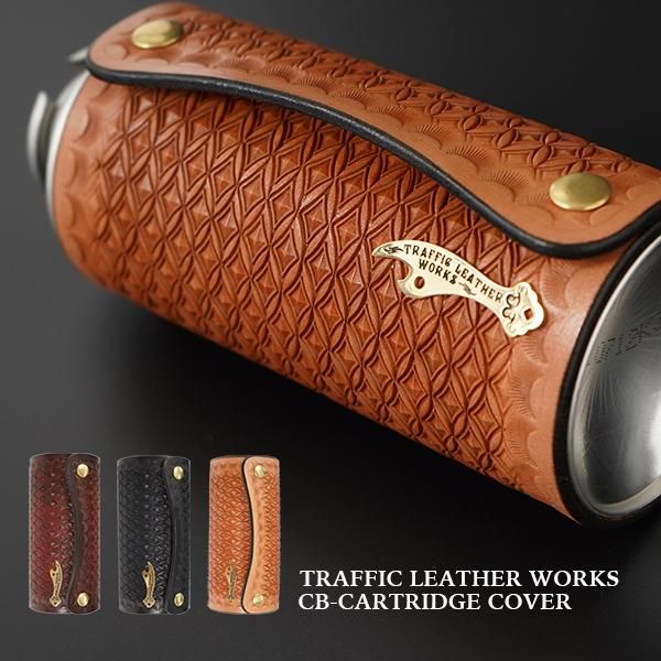 TRAFFIC LEATHER WORKS(トラフィックレザーワークス)cb缶レザー TRAFFIC LEATHER WORKS(トラフィックレザーワークス)cb缶レザー