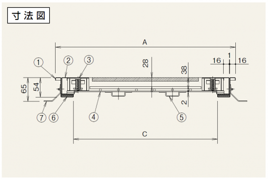 モルタル用フロアハッチ（ステンレス製） ロック式／Ｔ－２耐荷重