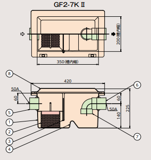 ホーコスGS3-NX15H グリーストラップ 床置き型 - eldror.co.il
