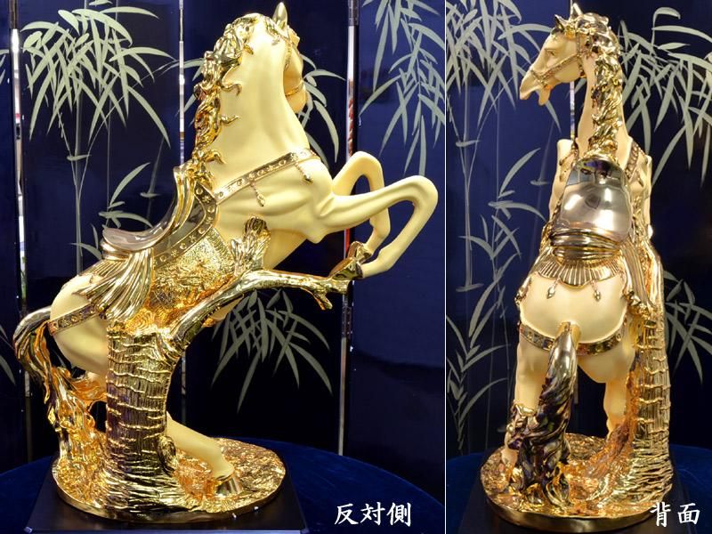 中国の置物 跳ね馬の置物（特大）|運気向上・風水置物 - 中国貿易公司