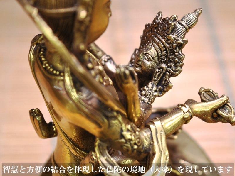 Amazon.co.jp: チベット 仏教美術 歓喜仏 ヤブユム 男女両尊