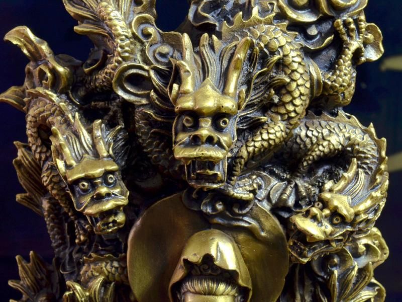 仏像 銅製九龍観音像 風水龍 最強の運を引き寄せる | ショップ名 仏像 銅製九龍観音像 風水龍 最強の運を引き寄せる | ショップ名