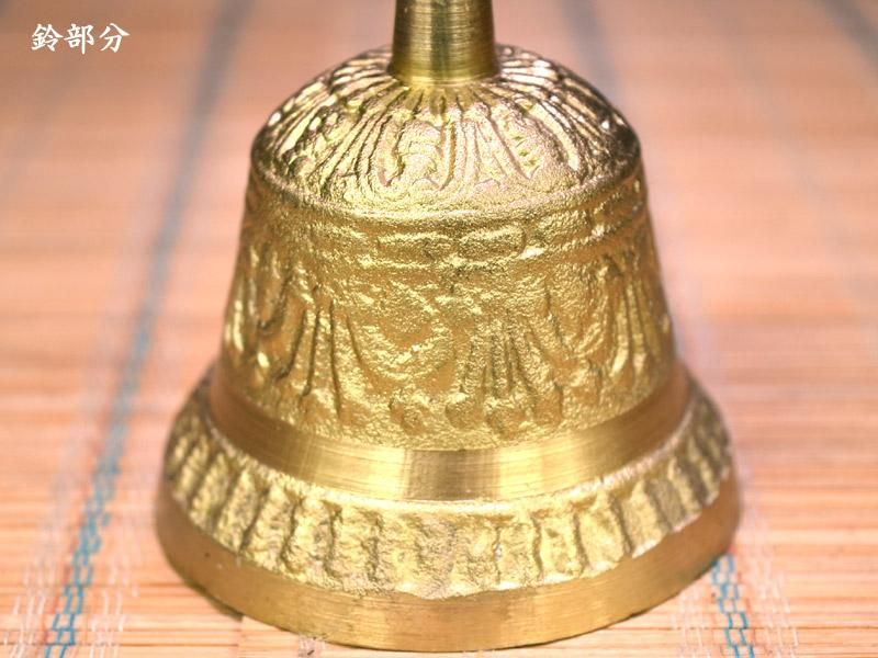 金剛鈴(ガンター)金 | 魔除けの密教法具 - 中国貿易公司 金剛鈴(ガンター)金 | 魔除けの密教法具 - 中国貿易公司