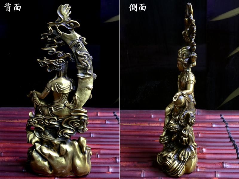 仏像 銅製水月観音像 美しい観音像 | ショップ名 - 中国貿易公司 仏像 銅製水月観音像 美しい観音像 | ショップ名 - 中国貿易公司