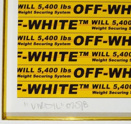 Off-White - 村上隆 x ヴァージル・アブロー シルクスクリーンの