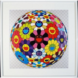 村上隆「Flower Ball(キンダーガーデンディズ)」絵画 額付 版画