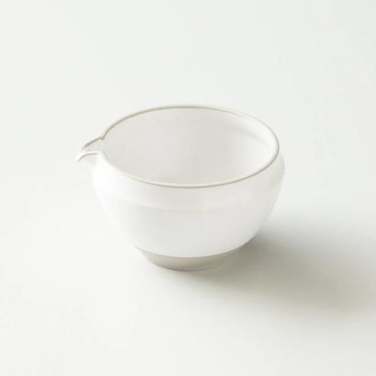 Ҹ(Katakuchi Matcha Bowl)(Kumoi White)
