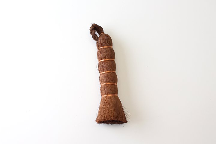 棕櫚たわし茶釜洗い編み込み型