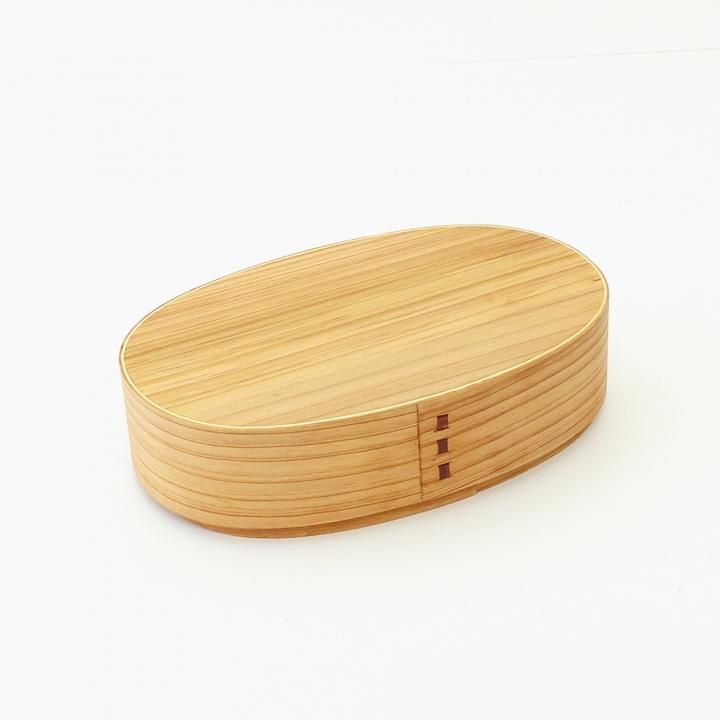 曲げわっぱ弁当箱1段 ゴムバンド付き