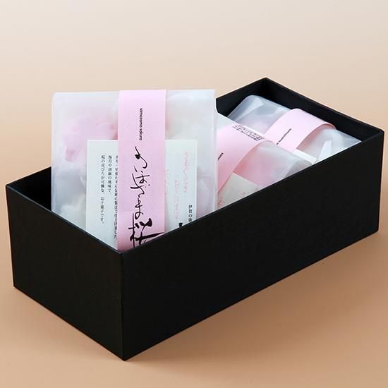 さまざま桜 3包箱入り（24枚袋入り×3袋） - 紅梅屋