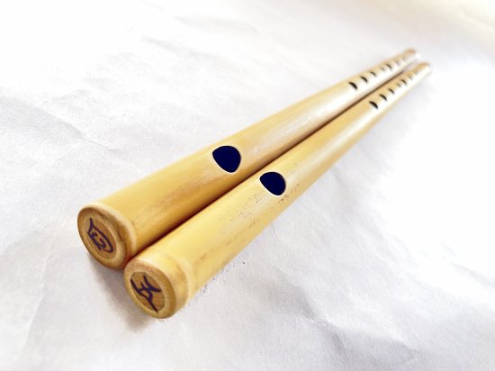立平管 真竹笛(ドレミ調六本調子) - 和楽器