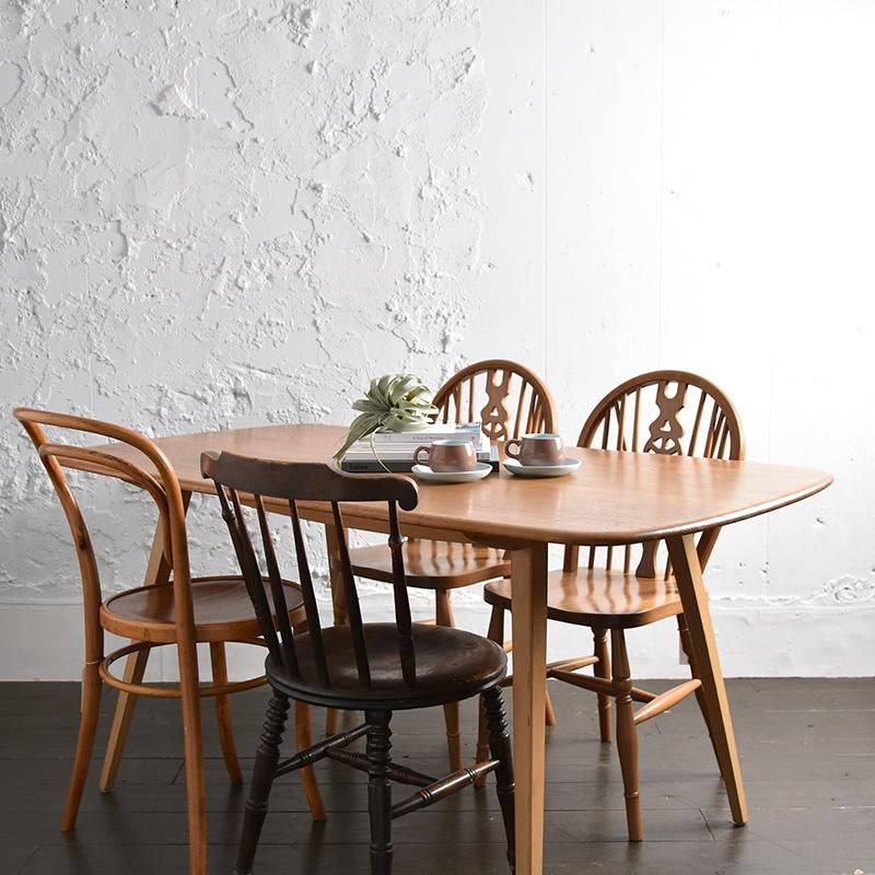 Ercol Plank Dining Table / アーコール プランク ダイニング テーブル / 2205BF-001 - BANSE - 大阪北摂箕面市アンティーク・ヴィンテージ家具・雑貨・食器・オブジェのセレクトショップ