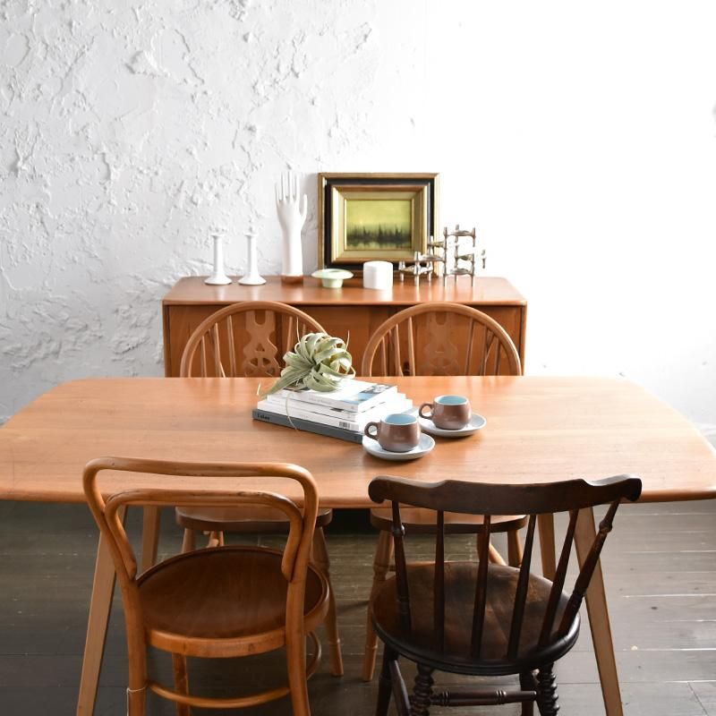 Ercol Plank Dining Table / アーコール プランク ダイニング テーブル 