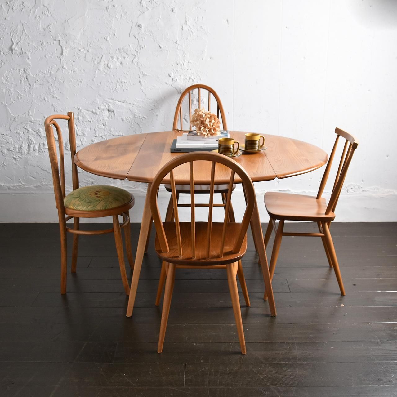 Ercol Oval Dropleaf Table / アーコール オーバル ドロップリーフ
