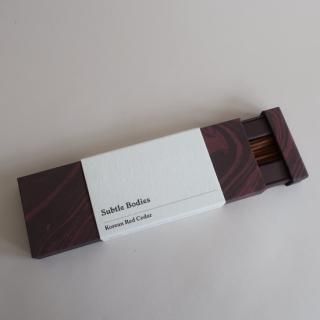 Subtle Bodies/Incense - Korean Red Cedar/