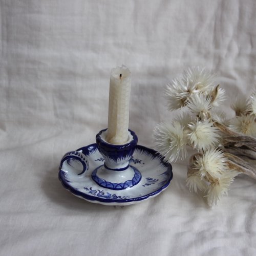 vintage ceramic candle holder/ビンテージ陶器キャンドルホルダー/燭台