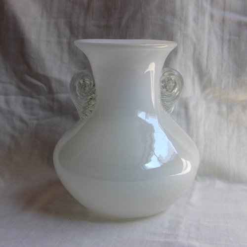 Vintage glass flower vase/ビンテージ ガラス フラワーベース/花器/花瓶