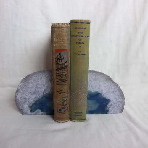 Natural stone bookends /天然石 ブックエンド セット(709)