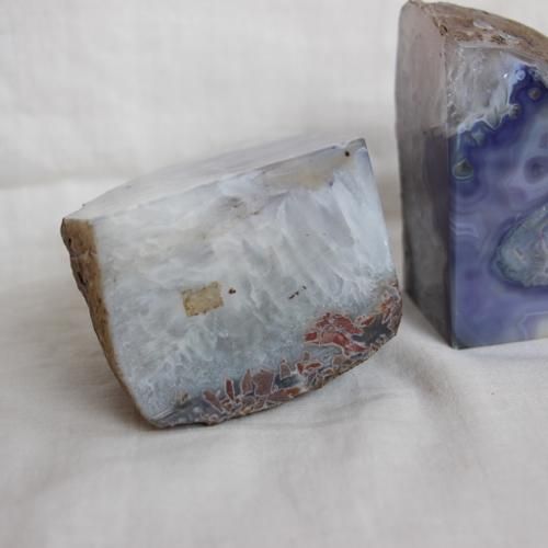 天然石　ブックエンド/ Natural stone bookends 天然石 ブックエンド/ Natural stone bookends