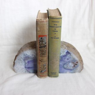 Natural stone bookends /天然石ブックエンドセット(710)
