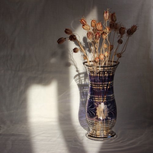 Vintage Glass Flower Vase ビンテージ チェコ ガラス フラワーベース 花器 花瓶 725