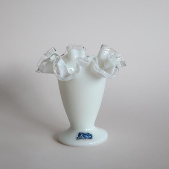 Fenton フェントン Silver Crest シルバークレスト 花瓶 花柄