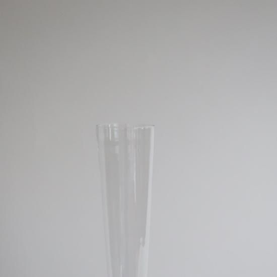 ビンテージ！バブルガラス 気泡入り ブルーガラス 一輪挿し 花瓶 2個