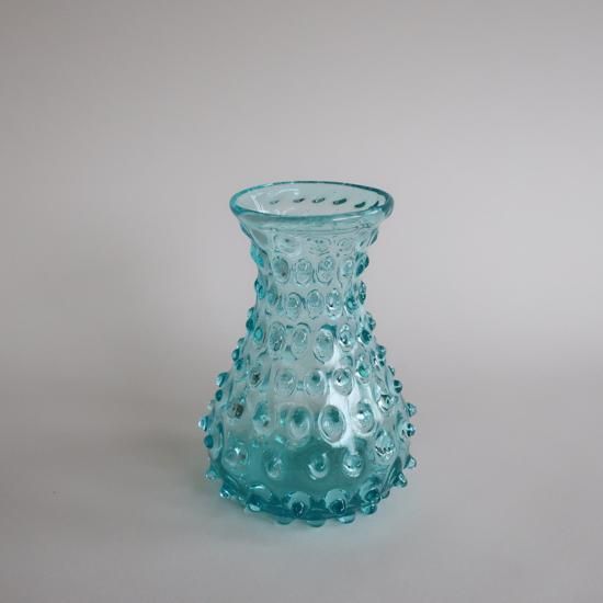 アンティーク ビンテージ 花瓶 フラワーベース ブルー 大瓶 ボトル 美品 ヴィンテージ風ブルーボトルフラワーベース – acacia