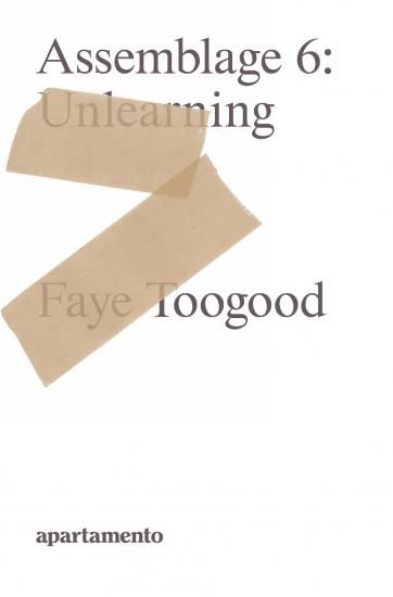 洋書 Assemblage 6: Unlearning Faye Toogood Faye Toogood: Assemblage 6, Unlearning Book