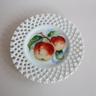 vintage ceramic plate apple/ӥơ  Leftonҥץ졼//åץ(871)