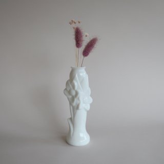 Vintage AVON社 milk glass flower vase/ビンテージ ミルクガラス フラワーベース/花器/花瓶(913)