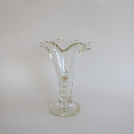 ガラス花瓶　ヴィンテージ　フラワーベース vintage goblet | ヴィンテージ フラワーベース ガラス | soel