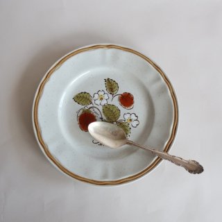 vintage 70's 'Berries 'n Cream' plate made in japan/ビンテージ Americana Heartside社 プレート/皿/Sサイズ(794:)