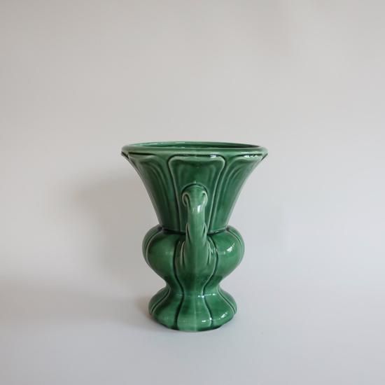 Vintage Ceramic Green Flower Vase/ビンテージ 陶器 グリーン Vintage Ceramic Green Flower Vase/ビンテージ 陶器 グリーン