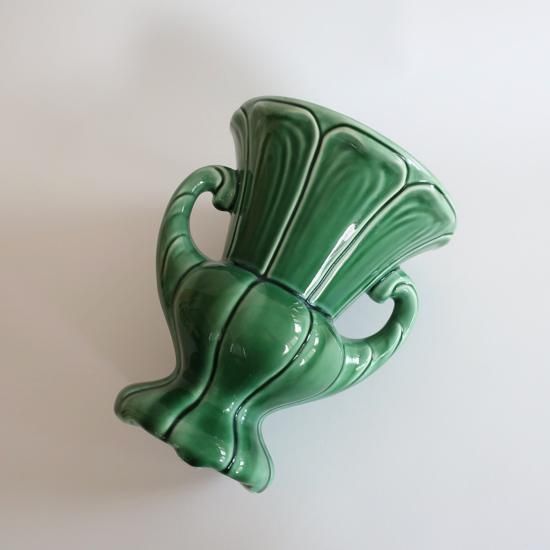 Vintage Ceramic Green Flower Vase/ビンテージ 陶器 グリーン Vintage Ceramic Green Flower Vase/ビンテージ 陶器 グリーン