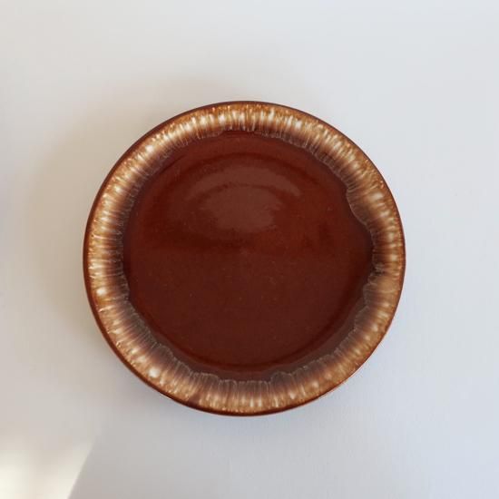 80‘sヴィンテージアシュトレイ/波型ブラウンマーブル陶器皿 80'sヴィンテージアシュトレイ/波型ブラウンマーブル陶器皿 80's