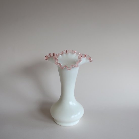 フェントンガラス　フォレスト　フラワーベース　花瓶