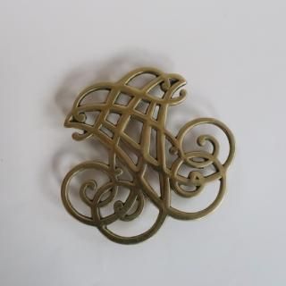 Vintage 50's brass Trivet/ӥơ  ߤ(966)