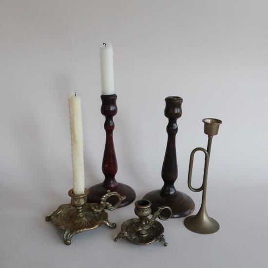 アンティーク キャンドルホルダー 木製 燭台 アンティーク キャンドルホルダー 木製 燭台 ウッドキャンドル