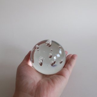Vintage PAPER WEIGHT clear Ssize/ӥơ ڡѡ ꥢ S(992)