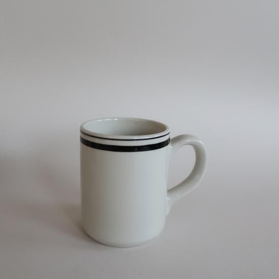 Used Blue Stripes Dessert Mug/USA Gibson Housewares社製 陶器 Used Blue Stripes Dessert Mug/USA Gibson Housewares社製 陶器