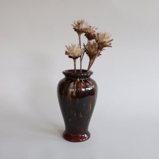 Vintage 60'~70's Ceramic Flower Vase/ビンテージ 陶器 フラワーベース/花瓶(A028)