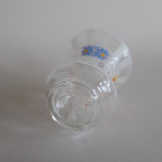 Vintage mini glass flower vase/ビンテージ ハンドペイント ミニ