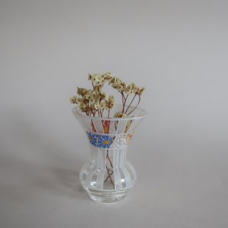 Vintage mini glass flower vase/ӥơ ϥɥڥ ߥ˥ե١ /ִ/ޤ(A032)