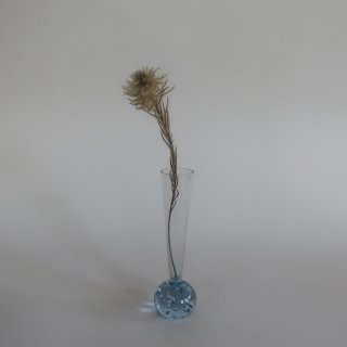 Vintage 1950s small bubbles glass flower vase/ӥơ Х֥١ ⡼ ե١ /ִ/ޤ(A035)