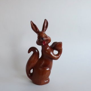 Vintage 1960s Animal Figurine Ross Products object/ビンテージ アクリル製 うさぎ オブジェ/置物(A038)