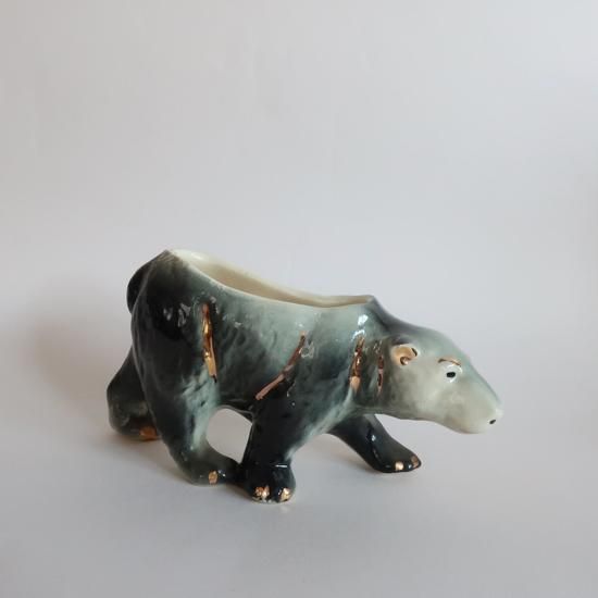 カトレーヌメミ　ビンテージ新品美品！ピション社陶器4点セット・メミ商品ラストです カトレーヌメミ ビンテージ新品美品！ピション社陶器4点セット