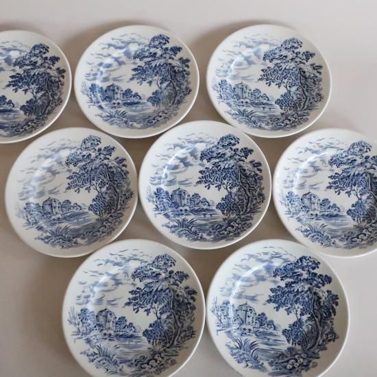 希少　エノック・ウェッジウッド（Enoch ）　皿6枚セット Vintage Enoch Wedgwood (Tunstall) Ltd. small plate/ビンテージ