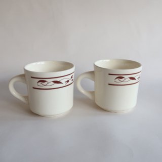 Vintage made in BRAZIL Mug/ビンテージ ブラジル製 陶器 マグ/マグカップ(A054)